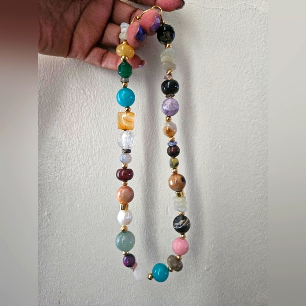 Mix Gemstones Necklace